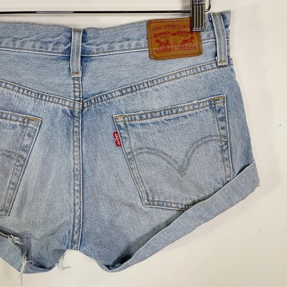 Levi's 501 Roll Up Jeans Short - Picture 14 of 16